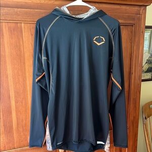 Black and Orange Hoodie